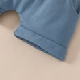thumbnail image 5 of Quealent Baby 4th of July Outfit Baby Girl Little Girl Short Sleeve Romper Tops Independence Day Set Shorts Pants Summer Outfits Blue,11-12 Years, 5 of 5
