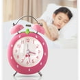 thumbnail image 5 of Strawberry Shape Loud Twin Bells Alarm Clock For Kids Seniors with Quiet Quartzs Night Light Bedroom Living Room Decors, 5 of 8
