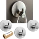 thumbnail image 1 of ganchos adhesivos - Toallero de baño - Ganchos adhesivos para inodoro - Toallero de cocina autoadhesivo - Gris, 1 of 1
