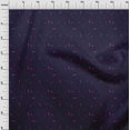 thumbnail image 4 of oneOone Velvet Plum Fabric Line Drawing Leaf Sewing Craft Projects Fabric Prints By Yard 58 Inch Wide, 4 of 4