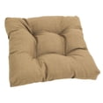 thumbnail image 4 of Blazing Needles Indoor/Outdoor Square Tufted Chair Cushion, 19" x 19", Merlot, 4 of 5