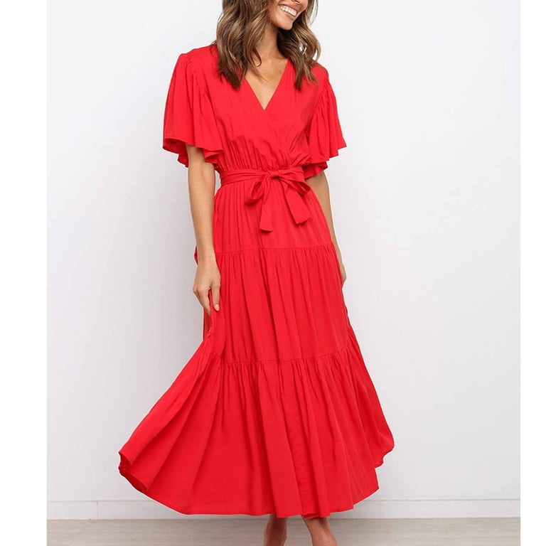 dresses with flare bottom Ana Flare Mini Dress (White) Small