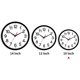 thumbnail image 3 of Reloj de pared Rohioue, moderno, 25 cm, negro, silencioso, para el hogar y la oficina, 3 of 9