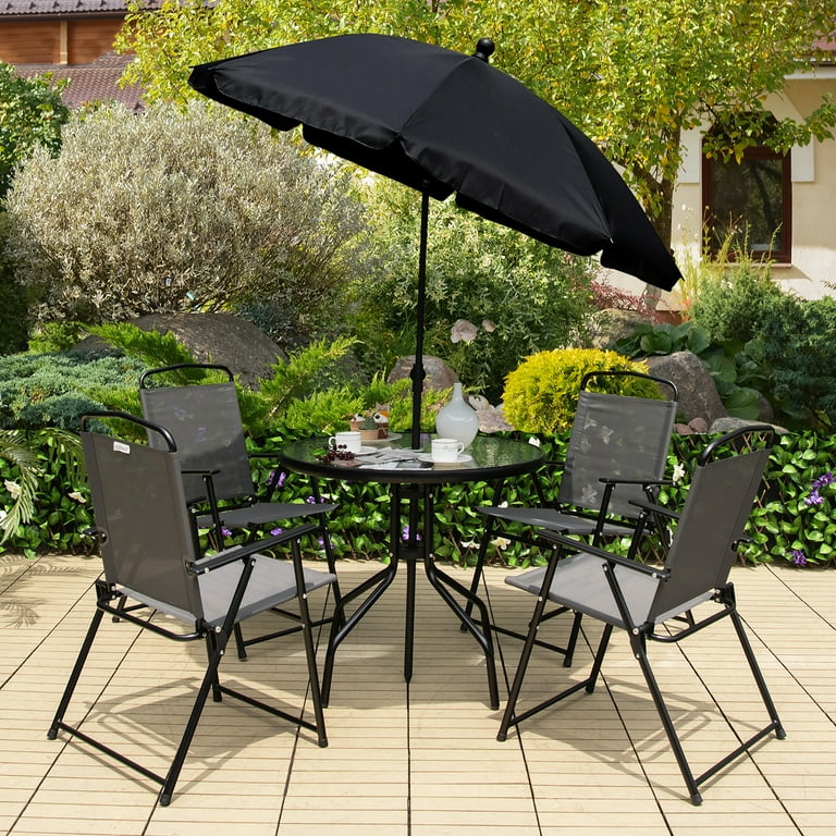 Walmart patio umbrella set sale