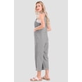 thumbnail image 6 of utcoco Womens Casual Striped Overall Jumpsuits Relaxed Fit Baggy Adjustable Straps Bib Wide Leg Pants, 6 of 7