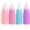 Purple, variant on OKYWHOP BPA-Free Silicone Condiment Squeeze Bottles 4 Pack, 12oz Leak Proof Sauce Dispensers with Extra Interchangeable Lids, Easy Squeeze Bottles for Oil, Honey, BBQ & Salad Dressings