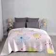 thumbnail image 3 of Whimsy Drawing Throw Blanket, Soft Blanket Keeps Warm All Seasons, Lightweight Warm Blanket For Sofa Bed Sofa - 80"x60", 3 of 8