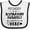 White and Black, variant on Inktastic My Daddy is a Respiratory Therapist and a Hero Boys or Girls Baby Bib