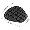 thumbnail image 3 of GUANGHONG Motorcycle Seat Cushion Motorcycle Air Cushion Seat Pad Comfortable Breathable Absorption Motorcycle Passenger Seat Cushion Seat Cushion for Car Seat Driver, 3 of 9