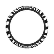 XMXY Car Steering Wheel Cover, Pattern Spiral Texture Wallpaper Non-Slip Jeep Truck Universal Elastic Steering Wheel Protector 15 inch