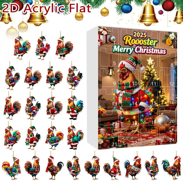 Christmas Countdown Advent Calendar | Festive Holiday Decor with Sturdy Doors Durable Quality for Kids and Adults | Wall Hanging Tabletop Display for Seasonal Christmas Cheer and Gift Countdown