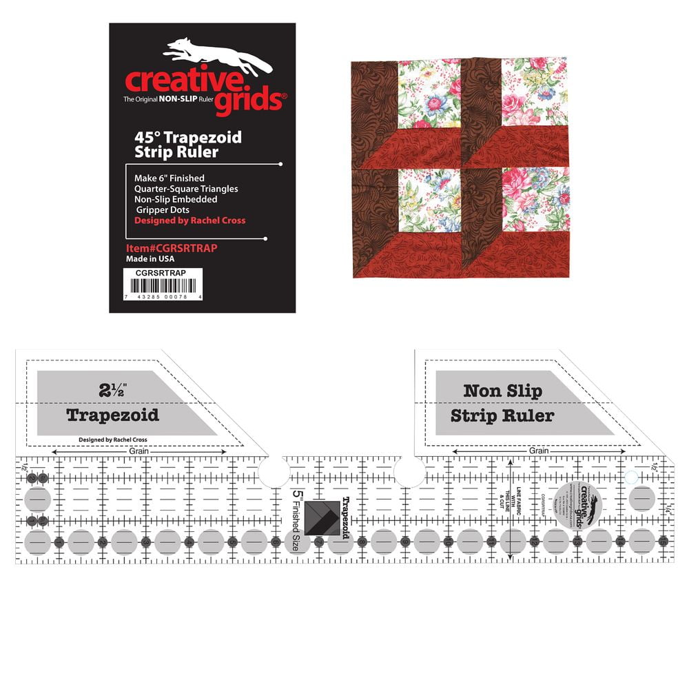 Creative Grids Trapezoid Strip Ruler