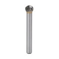 thumbnail image 1 of Single Cut Carbide Rotary File 8mm Ball Head 57mm Long Shank for Contouring Deburring Milling Grinding, 1 of 9