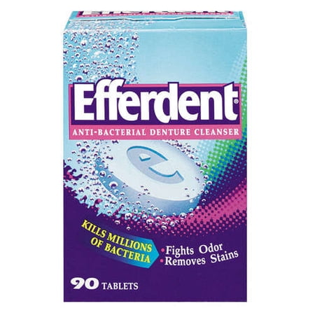 Efferdent Antibacterial Denture Cleanser