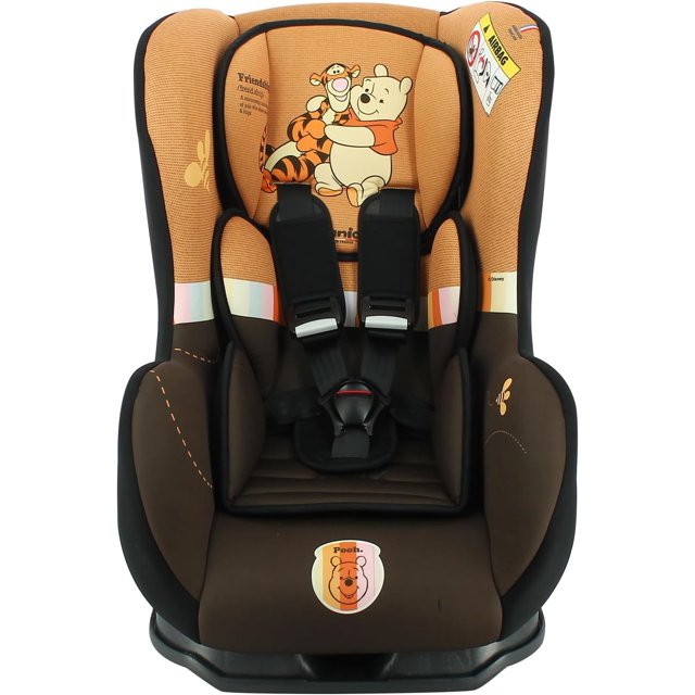 Disney - COSMO Autoasiento Grupo 0/1/2 (0-25Kg) - Made in France - Respaldo de carretera 0-10Kg - Inclinable -