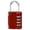 Red, variant on Luluganb Combination Lock, 4 Digit Combination Padlock Outdoor, School Lock, Gym Locks, Combination Lock for Locker,Red