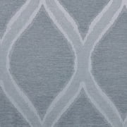 Exclusive Home Curtains Montrose Ogee Geometric Textured Linen Grommet Top Curtain Panel Pair, 54x84, Ash Grey