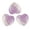 Purple, variant on Deago 10pcs Natural Healing Crystal Quartz Heart Love Worry Stones Set Bulk Polished Pocket Palm Thumb Gemstones Chakra Reiki Balancing (Pink, 0.8in)