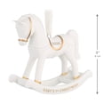 thumbnail image 3 of Hallmark Keepsake 2026 Baby's First Christmas Rocking Horse Porcelain Ornament, 3 of 5