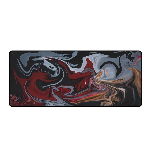 Estera vendedora caliente del juego de escritorio de la tela de la prenda impermeable de la estera del teclado sobre Deskmat del borde bloqueado