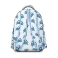 thumbnail image 2 of Marine and Beach Crab Student Backpack Durable Waterproof School Bag with Watercolor Crab and Tropical Sea Life Pattern, Adjustable Straps, Breathable Padding for School and Travel, 2 of 6