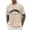 Khaki, variant on Mens T-Shirts Fashion Slim Fit Round Neck Going Out Tees Athletic Running Gym Workout Short Sleeve Tee Shirts for Men,M