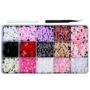 ROZYARD Sweet Bowknot Nail Charms Cute 3D Bow Nails Art Charms Pearl Beads Flower Charms