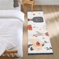 thumbnail image 3 of Yayeee Runner Rug for Bedroom 2'x6' Machine Washable Hallway Non Slip Mat, White Cartoon Halloween Ghosts, 3 of 8