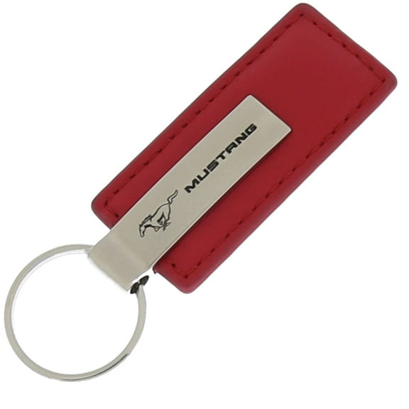 Dodge RAM Keychain & Keyring - Red Premium Leather