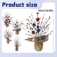 thumbnail image 3 of July Tree Table Centerpiece Decoration, Artificial Tree with Burlap Base Red White And Berries Branches, Patriotic Bonsai Tree for Independence Day Home Decor, D, 3 of 4