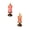 A+B, variant on 6 Inch Flameless LED Christmas Candle with Glittering Sequins, Battery Operated Candy Striped Taper Candlestick, Safe Holiday Decor Night Light-1PCS