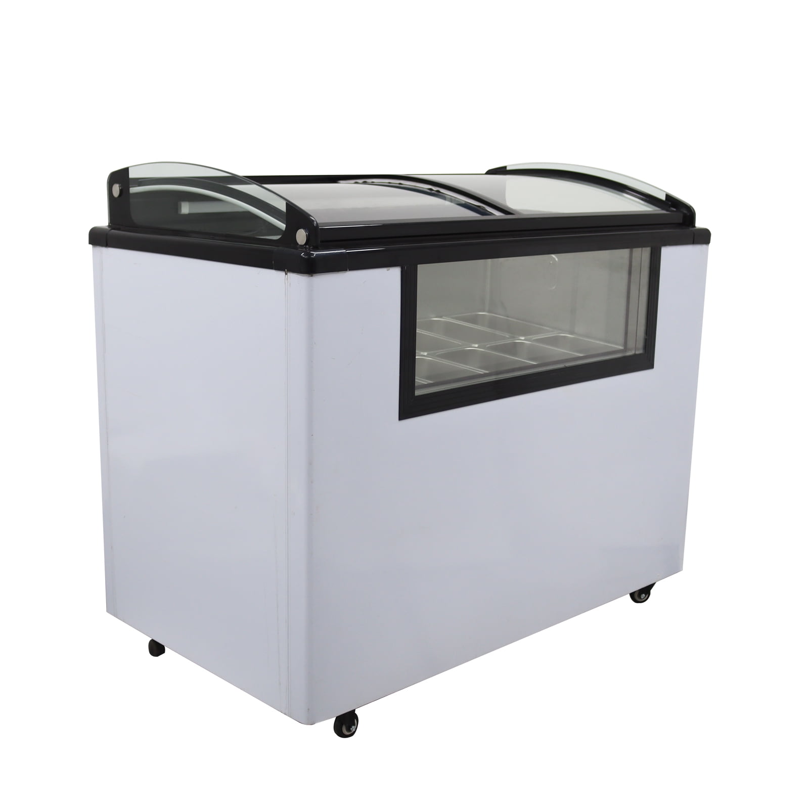 Commercial 12 Pan Freezer Ice Cream Chest Refrigerator Display Case Chamber Showcase Freezer 170L