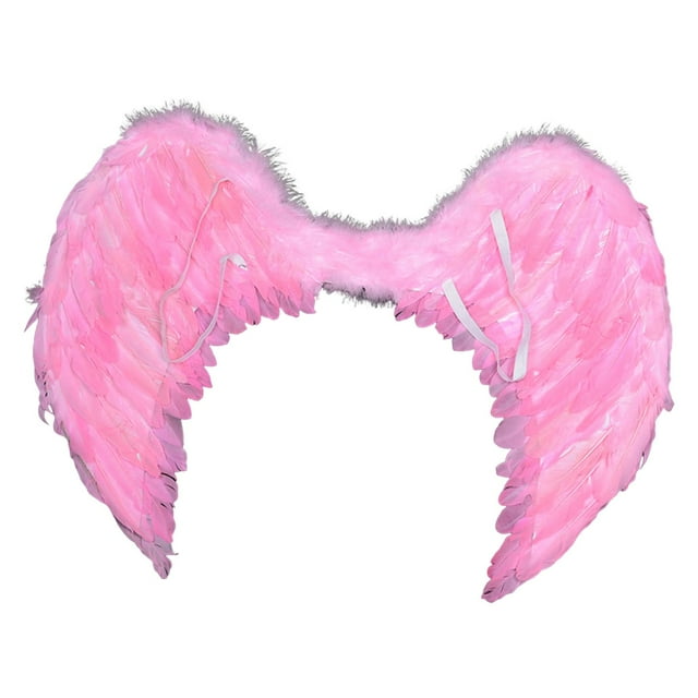 Aile d'Ange Costume Festival Mascarade avec Sangle Décorative Cosplay Aile Rose