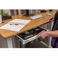 thumbnail image 5 of Uprite Ergo Under Desk Pen & Pencil Drawer for Height Adjustable Desks (White), 5 of 7
