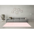 thumbnail image 3 of Ahgly Company Indoor Round Solid Red Modern Area Rugs, 6' Round, 3 of 4