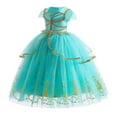 thumbnail image 2 of SUEE Jasmine Princess Dress for Little Girls Birthday Cosplay Party Outfit 3-8Y, 2 of 7