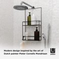 thumbnail image 6 of Cubiko Metal Shower Caddy - Over the  Hanging Organizer with Drainage Holes for Bathroom, 6 of 6