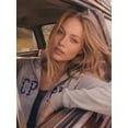 thumbnail image 2 of Celebrity Pink Women's Signature Zip Up Fleece Hoodie Sweatshirt, Sizes XS-XXXL, 2 of 8