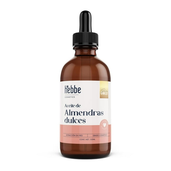 Aceite de Almendras Dulces Hebbe Orgánico y Vegano para Masajes Relajantes