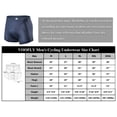 thumbnail image 4 of Cycing Underwear Padded Shorts for Men Silicone Padding Breathable Bicycle Shorts Blue L, 4 of 7