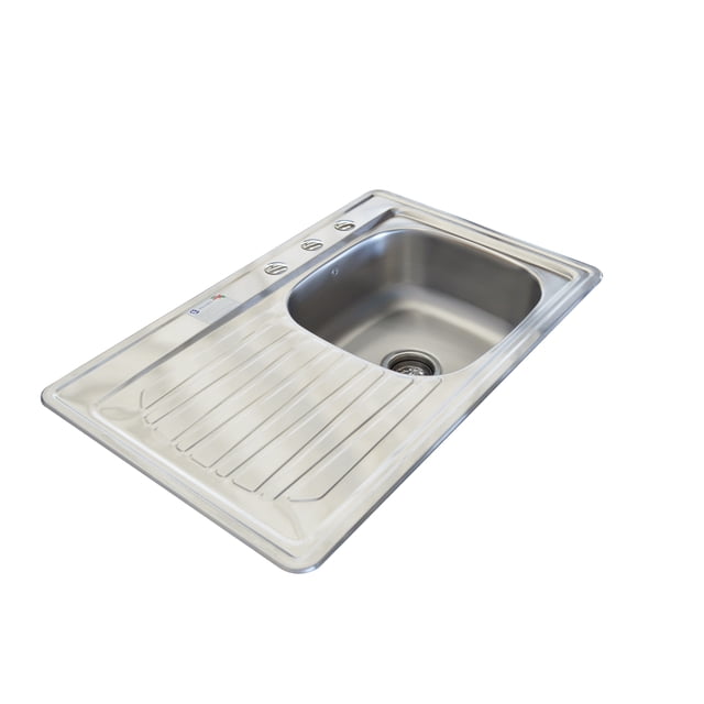 Fregadero Cocina Empotrar 1 Tina Eb 87x54x18 C101n Izq Eb Técnica Línea Clásica