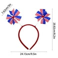 thumbnail image 3 of Decoraciones para el Día de los Caídos, decoraciones para el 4 de julio, diadema, accesorios para el cabello del Día de la Independencia, suministros para el cabello para fiestas patrióticas, lazo, de, 3 of 6