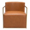 thumbnail image 4 of ZUO Xander Modern Fauteuil d'Appoint Brun, 4 of 10