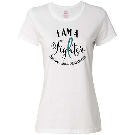 Inktastic Trigeminal Neuralgia Awareness I am a Fighter Women's T-Shirt