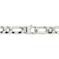 thumbnail image 4 of Sterling Silver 12.25mm Elongated 1+1 Open Link Chain (Weight: 97.04 Grams, Length: 24 Inches), 4 of 4