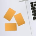 thumbnail image 6 of 50 Pcs Marking Business Cards Dark Gold Aluminum Sheet Label, 6 of 6