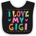 thumbnail image 3 of Inktastic I Love My Gigi for Babies Girls Baby Bib, 3 of 4