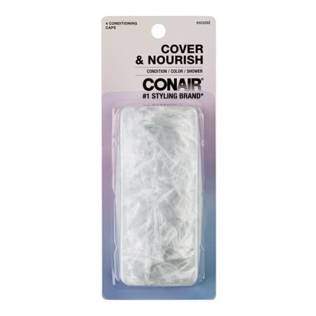 Conair Cover and Nourish Conditioning Caps, 4 Count