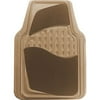Kraco 4pc Carpet/rubber Floor Mats, Tan