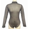 thumbnail image 4 of Lingerie pour Femmes une-Pièce Justaucorps Vêtement de Nuit Vêtement de Nuit Justaucorps en Maille Transparente Col Rond L, 4 of 7
